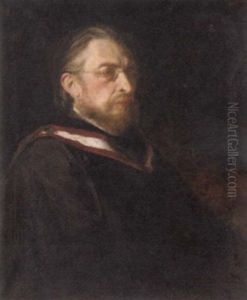 Portrait Of Professor Frederick Niecks In A Gown