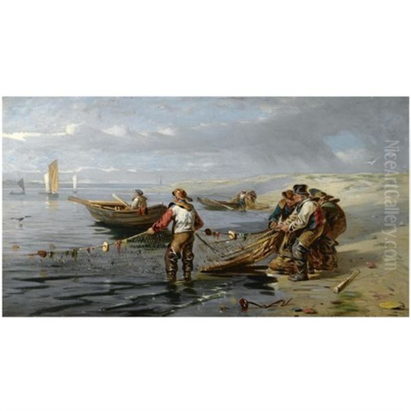 Fishermen On The Tweed - view 1