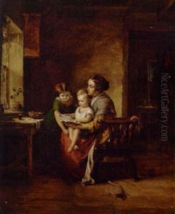 The Reading Lesson by Robert Thorburn Ross