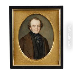 Portrait Miniature Of A Gentleman