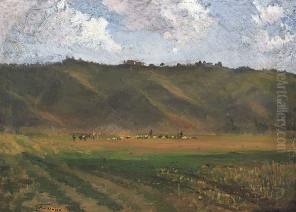 Paesaggio Con Pastori E Gregge - view 1