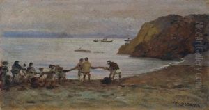 Marina Con Pescatori by Federico Rossano