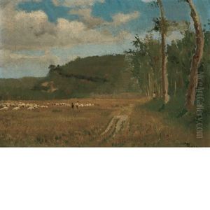 Landscape With Sheep Landscape With Sheep