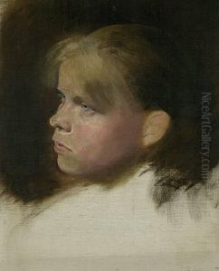 Madchenbildnis by Konrad Bose