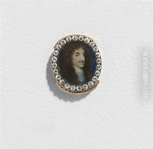 King Charles Ii, In Venetian Lace Cravat, Curling Brown Periwig And Thin Moustache King Charles Ii, In Venetian Lace Cravat, Curling Brown Periwig And Thin Moustache