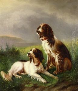 Portrait Of Two Dogs Portrait Of Two Dogs