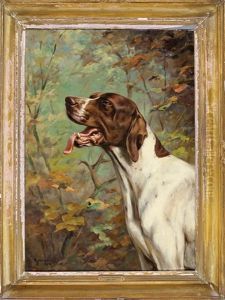 Study Of A Pointer's Head Study Of A Pointer's Head