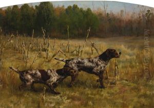 Autumn - Cornfield (two Setters)