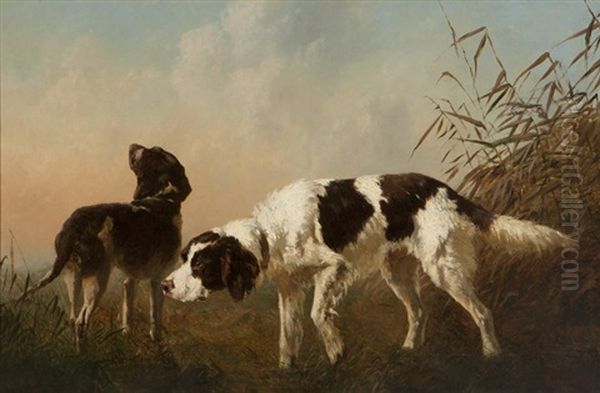 Two Hunting Dogs - view 1