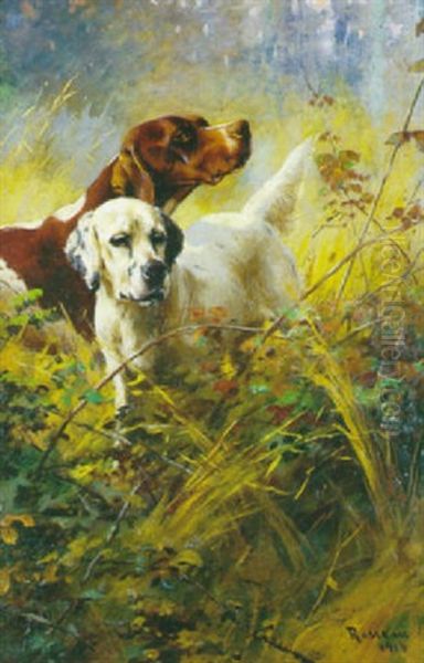 Deux Chiens A L'arret - view 1