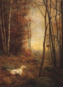 Pointer On The Scent by Percival Leonard Rosseau