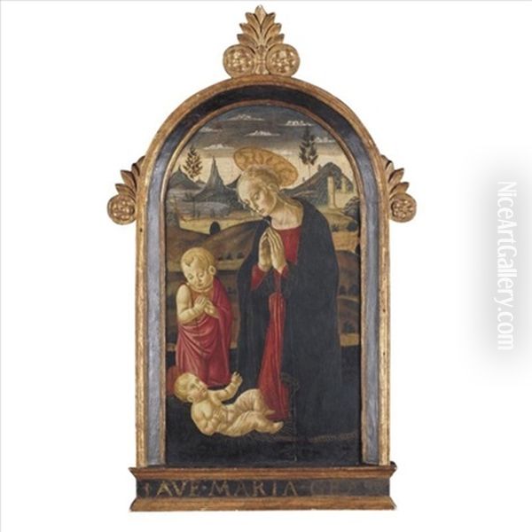 The Madonna And The Young Saint John Adoring The Christ Child - view 1