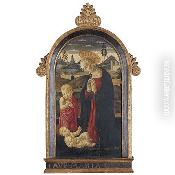 The Madonna And The Young Saint John Adoring The Christ Child - view 1