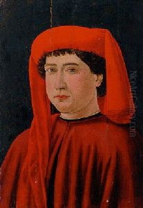 Portrait Of A Gentleman (francesco Datini?) Wearing A Red Tunic And Turban Portrait Of A Gentleman (francesco Datini?) Wearing A Red Tunic And Turban