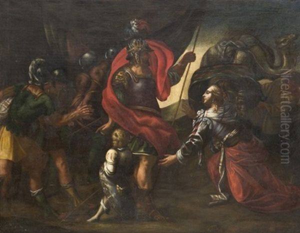 Le Triomphe De David (+ La Justice De Trajan; Pair) - view 1