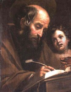 St. Matthew by Matteo Rosselli