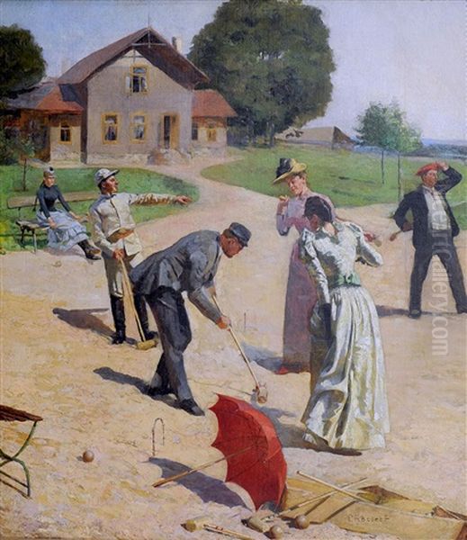 Partie De Croquet A Deauville - view 1
