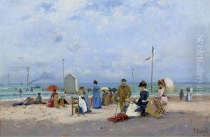 Plage Normande by Paul Rossert