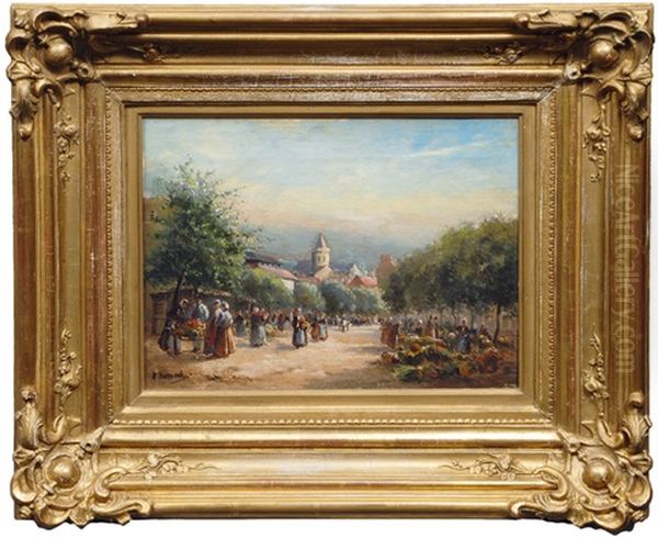 Market Day In France - view 1