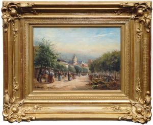 Market Day In France by Paul Rossert