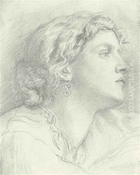 Study Of Fanny Cornforth, Bust-length - view 1
