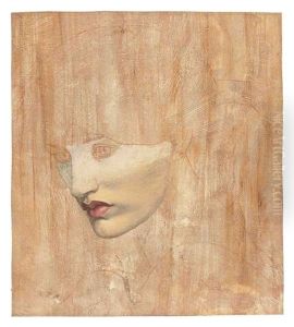 Head Of Proserpine (unfinished) by Dante Gabriel Rossetti