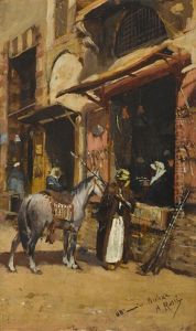 An Arab Market (at The Gunsmith) by Alberto Rossi