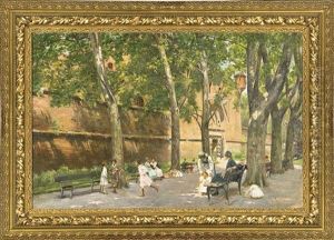 Il Giardino Di Fronte Alla Cittadella by Alberto Rossi