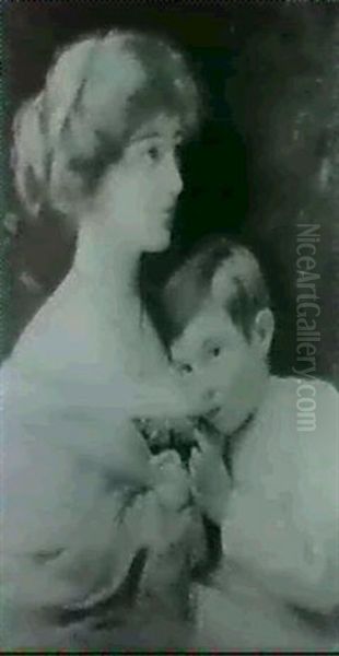 A Portrait Of Marian Harford And Her Son, Stuart - view 1