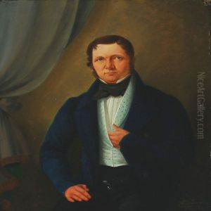 Portrait Of A Noble Man by J. Boshammer