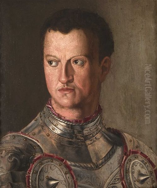 Brustbildnis Des Cosimo I. De' Medici (after Agnolo Bronzino) - view 1
