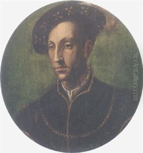 Portrait Of A Gentleman Wearing A Black Jacket And Hat