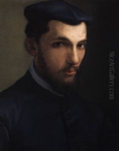 Portrait Of A Man Wearing A Black Hat (a Cleric?)