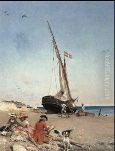 On The Beach by Lucius Rossi
