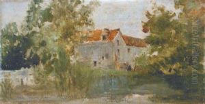 Paysage A La Ferme by Luigi Rossi
