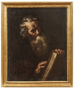 Bildnis Eines Bartigen Propheten Mit Buch