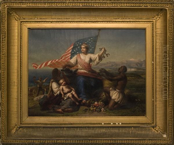 Liberty Freeing The Shackles Of Slavery - view 1