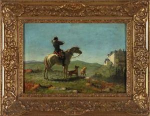 Abschiedssignal Vor Dem Aufbruch Zur Jagd by Adalbert von Roessler