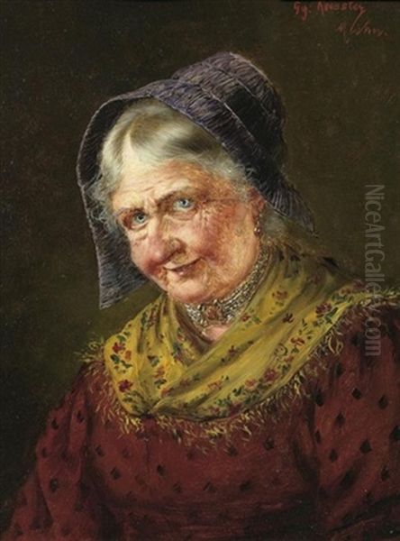 Portrait Einer Alteren Dame Mit Haube - view 1