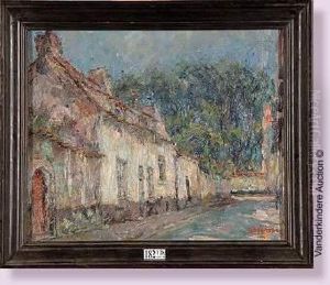 Coin Du Beguinage A Bruges by Rene Bosiers