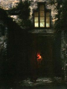 Einbruch Bei Mondschein by Ludwig Christian F. W. von Rossler