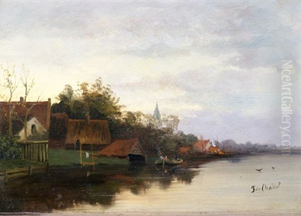 Kanallandschaft Im Abendlicht - view 1