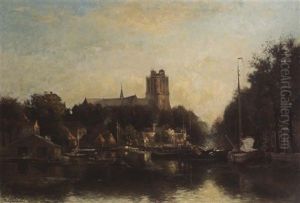 A View Of The Kleine Haven In Dordrecht
