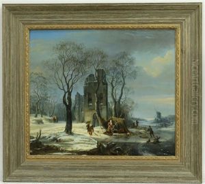 Ijsvermaak by Johannes Rost