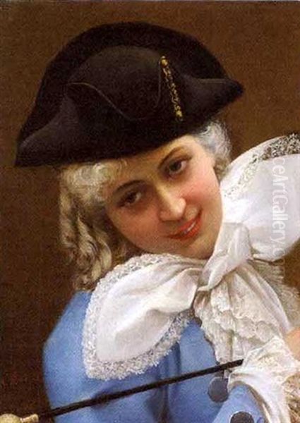 Beauty In A Jeweled Hat - view 1