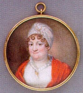 Portratt Av Aktrisen Madame Desquillon, F. Milon