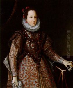 Bildnis Der Anna Von Ungarn, Der Schwester Karls V. by Martin (Martino) Rota