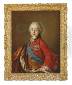 Portrait Of Tsarevich Paul Petrovich Of Russia