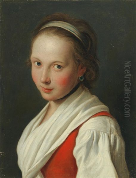 Portrait Of A Young Woman With A Hair Band - view 1