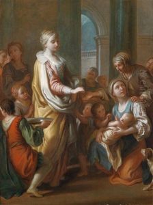 Die Heilige Elisabeth Verteilt Almosen